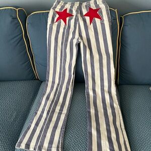 Women’s Free People jeans with Red Stars
